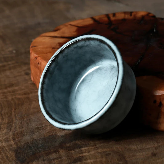 Longquan Celadon "Ge" Kiln Iron-Clay Teacup 100ml