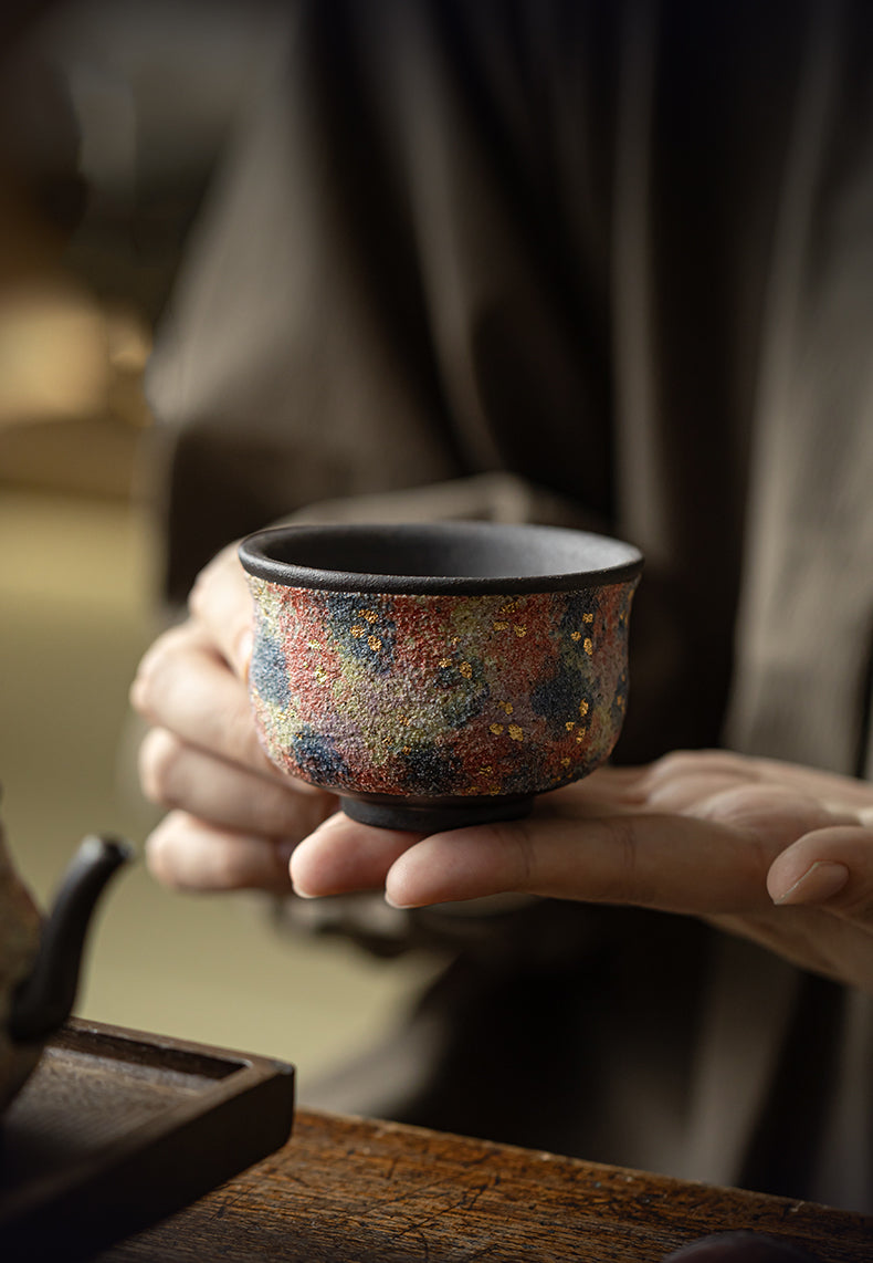 Colorful Old Rock Mine Venus Handmade Teacup