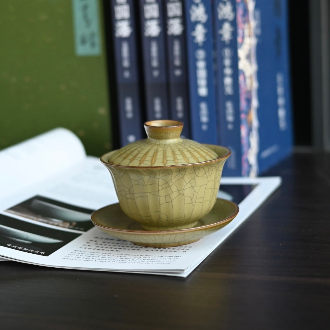 Longquan Celadon – Ge Kiln Gaiwan(Tea Bowl)