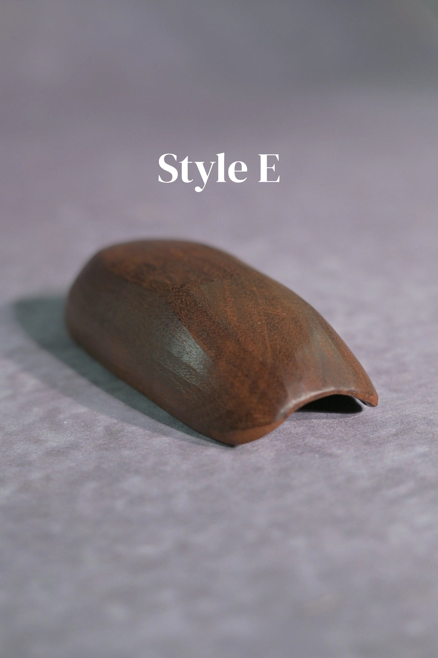 Hand-Carved Wabi-Sabi Irregular Wooden Tea Scoop