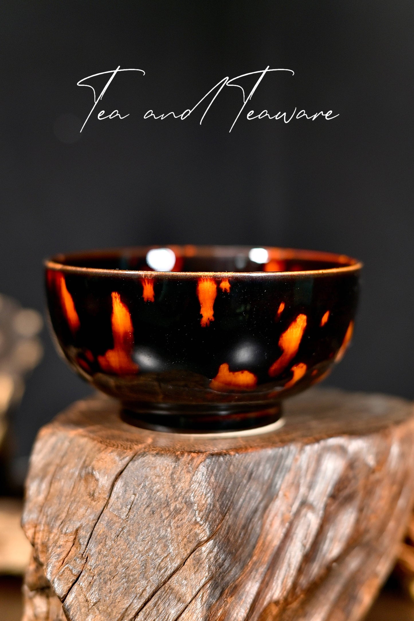 Unique Piece Jizhou Ware Tortoiseshell Glaze Handcrafted Teacup 100ml