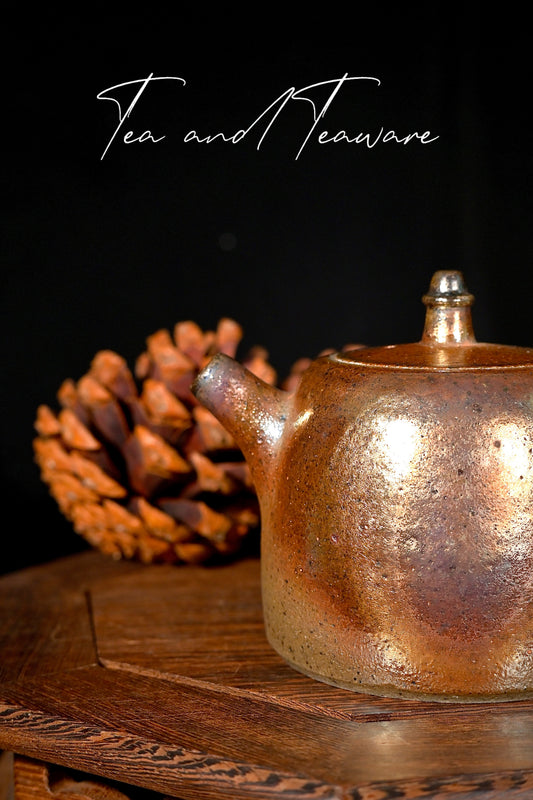 Unique Piece Wood-Fired Iron-Clay Handcrafted Teapot 170ml