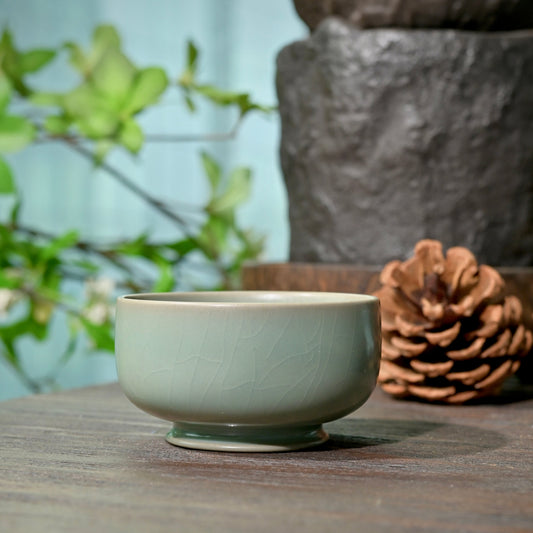 Ru Ware Sky-blue Glazed Arhat Teacup 120ml