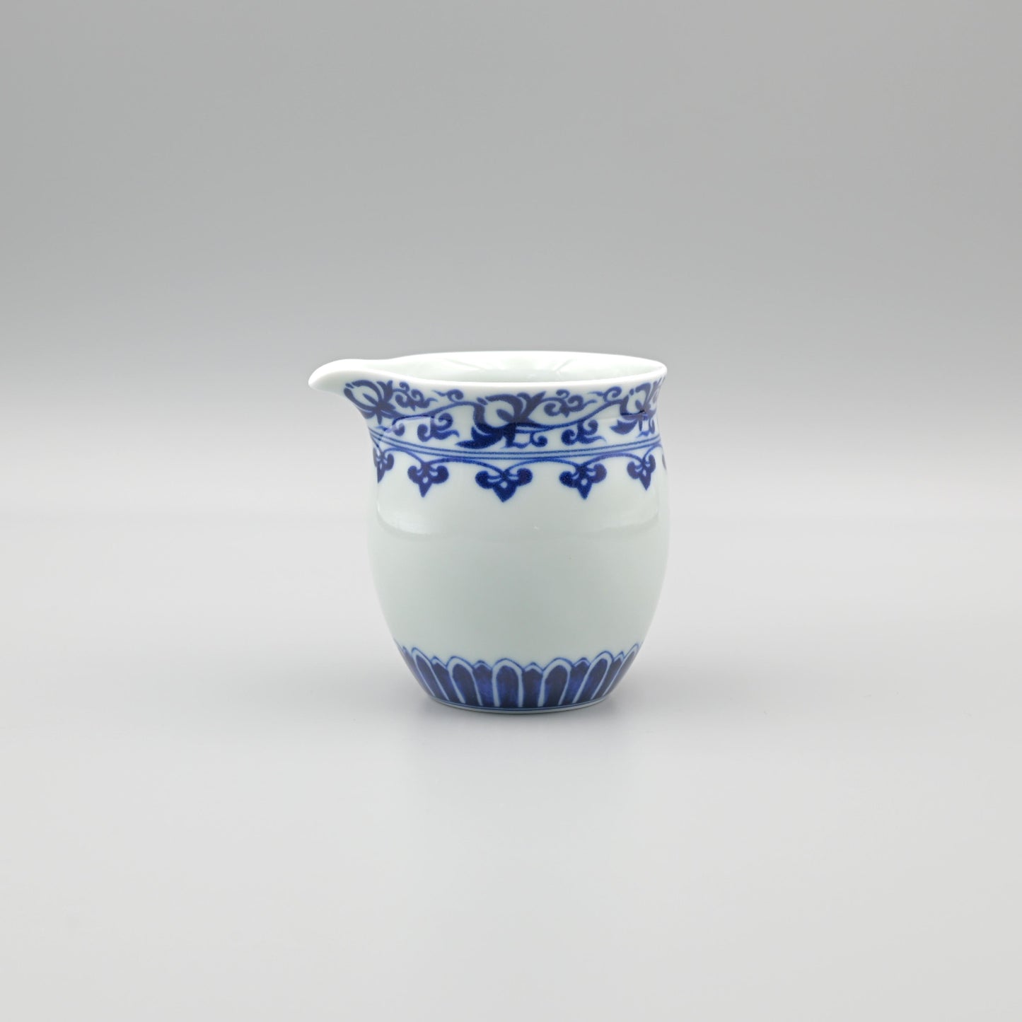 Jingdezhen Blue and White Porcelain Lotus Scrolling Pattern Fairness Cup