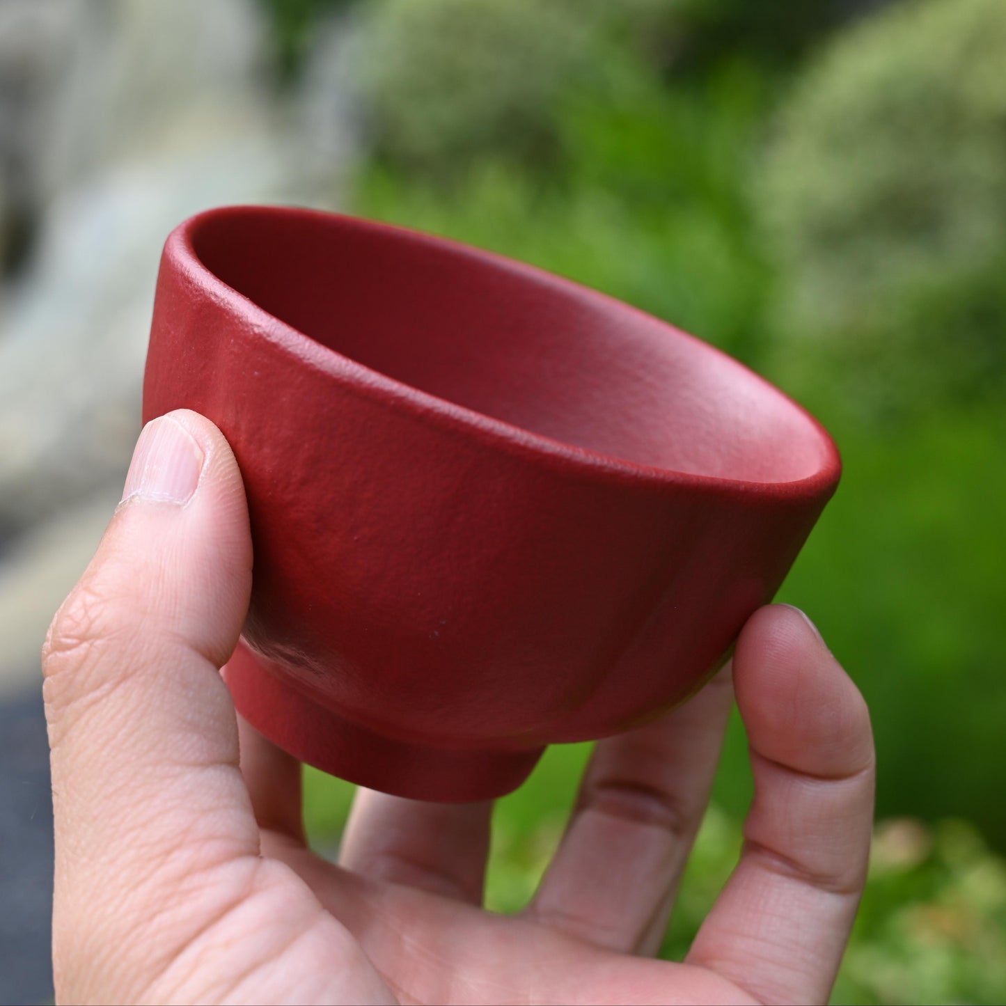 Chinese Style Retro Inlaid Flower Silver-glazed Teacup