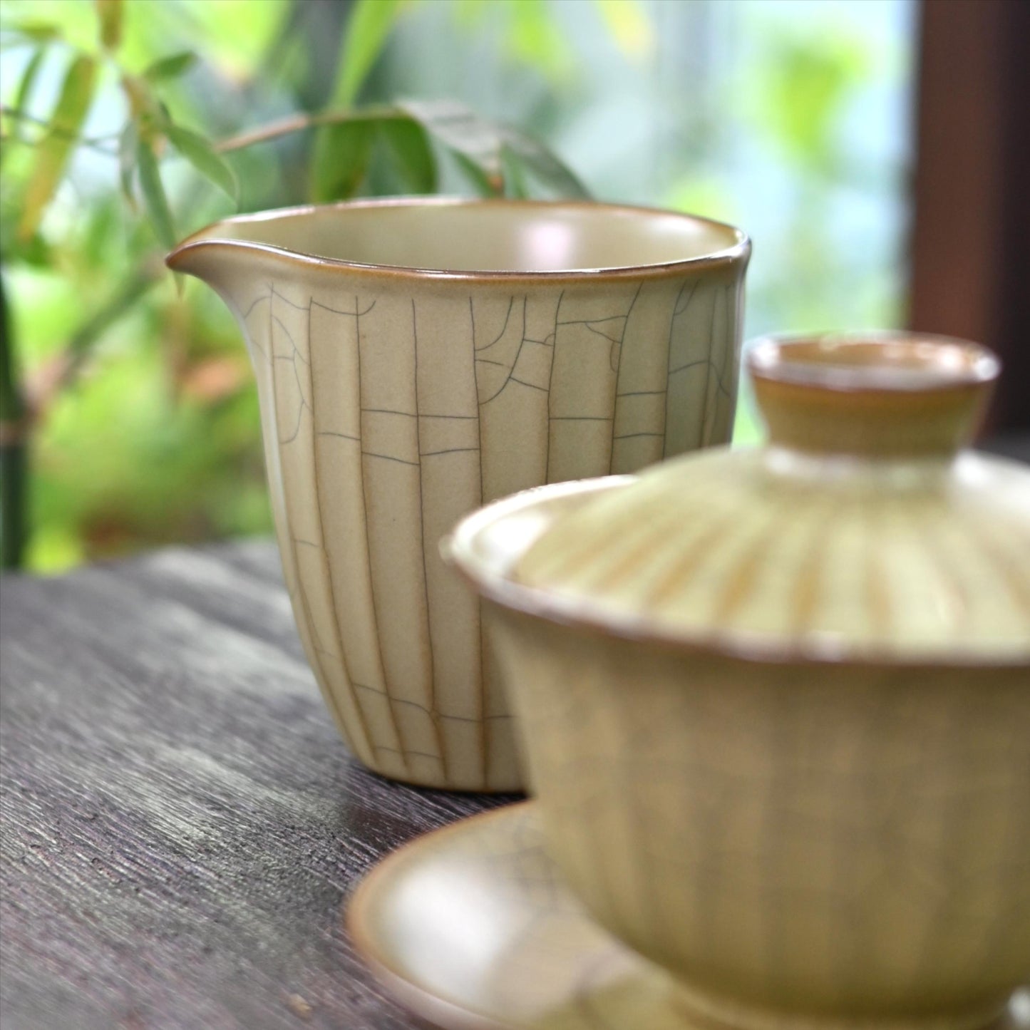 Celadon-Ge Kiln Tea Pitcher(Fairness Cup) Crackle Pattern Tea Pitcher