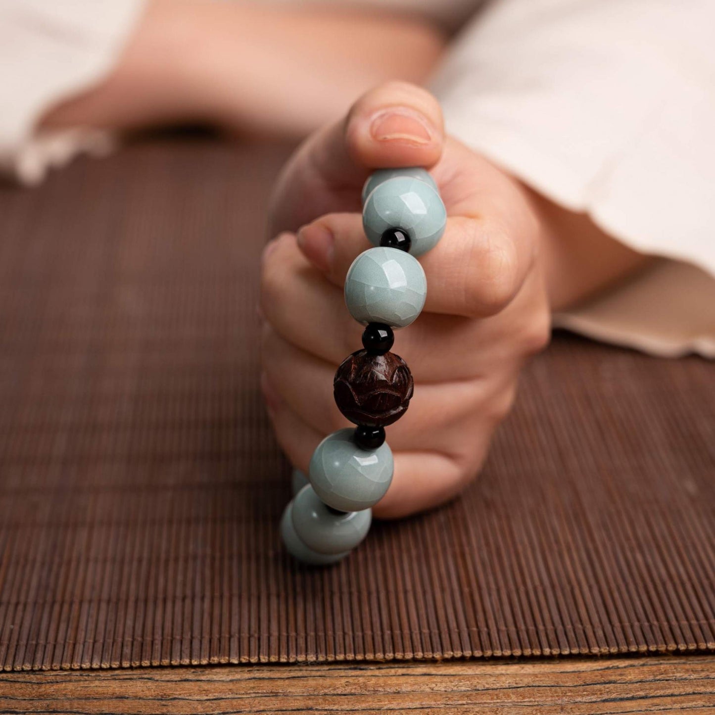 Ru Porcelain (Ruyao) Sky Blue Bracelet
