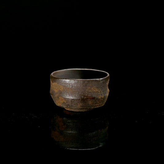 Wabi-Sabi Handcrafted Wood-fired Coarse Clay Host Teacup / Guest Teacup