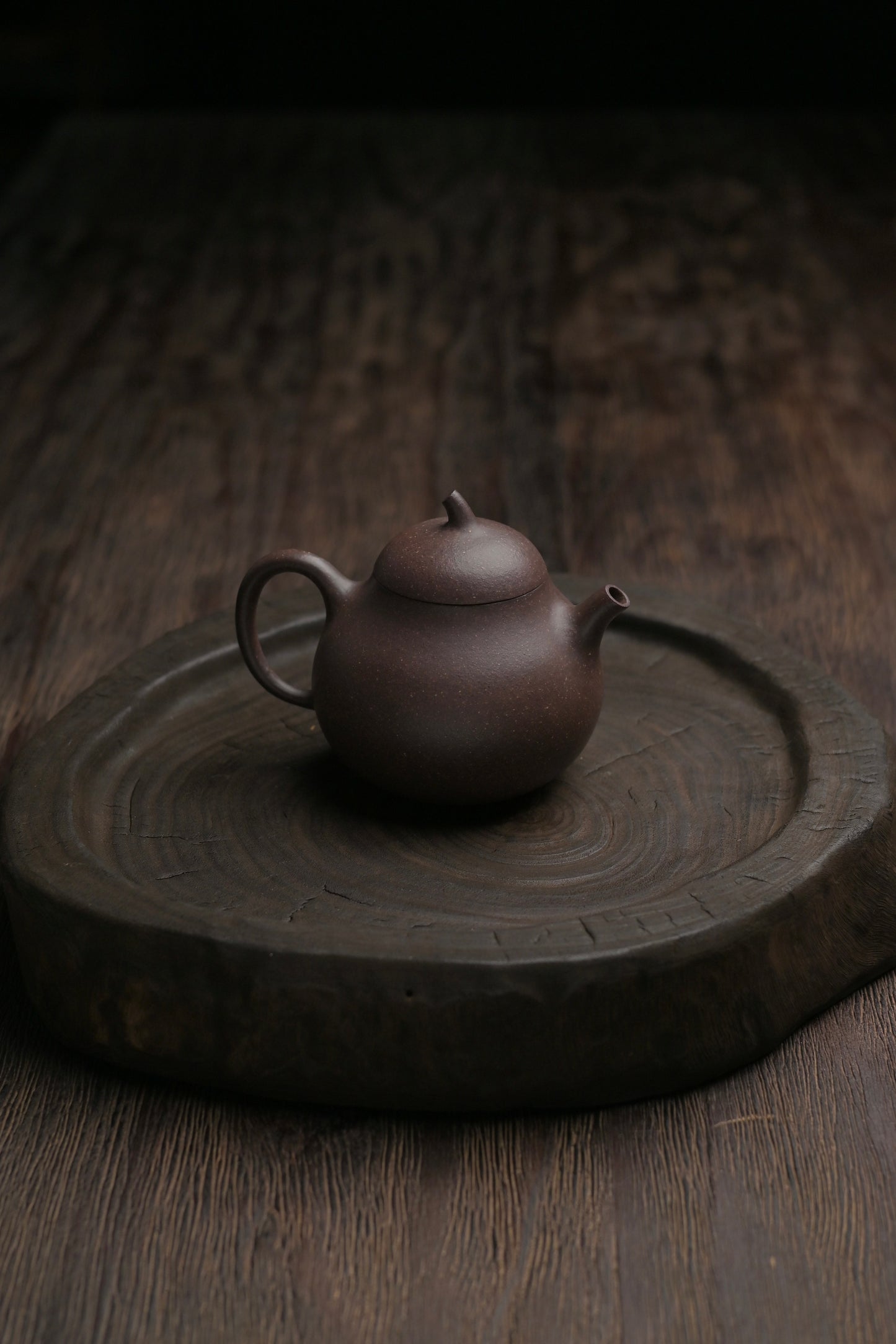 Eggplant melon Yixing Purple Clay Zisha teapot