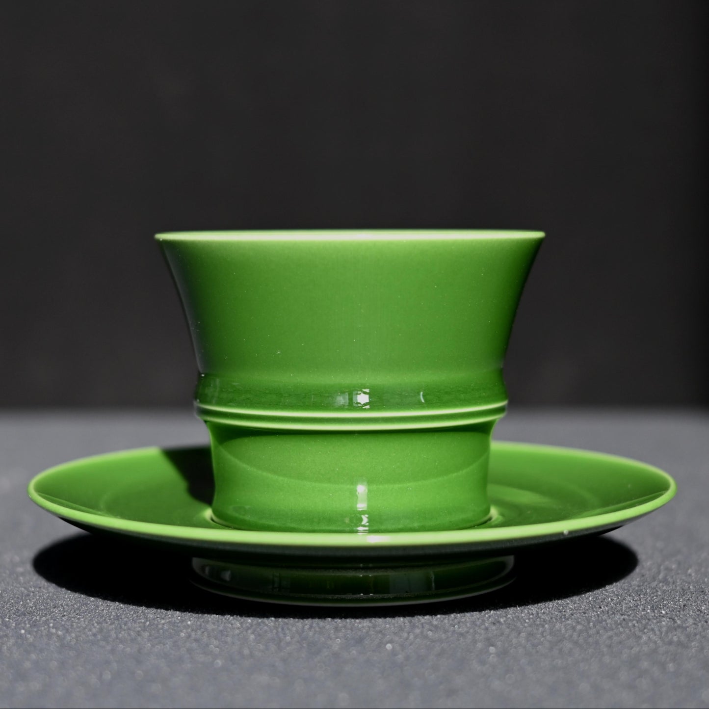 Handcrafted Jade Green Bamboo Coffee/Tea Cup