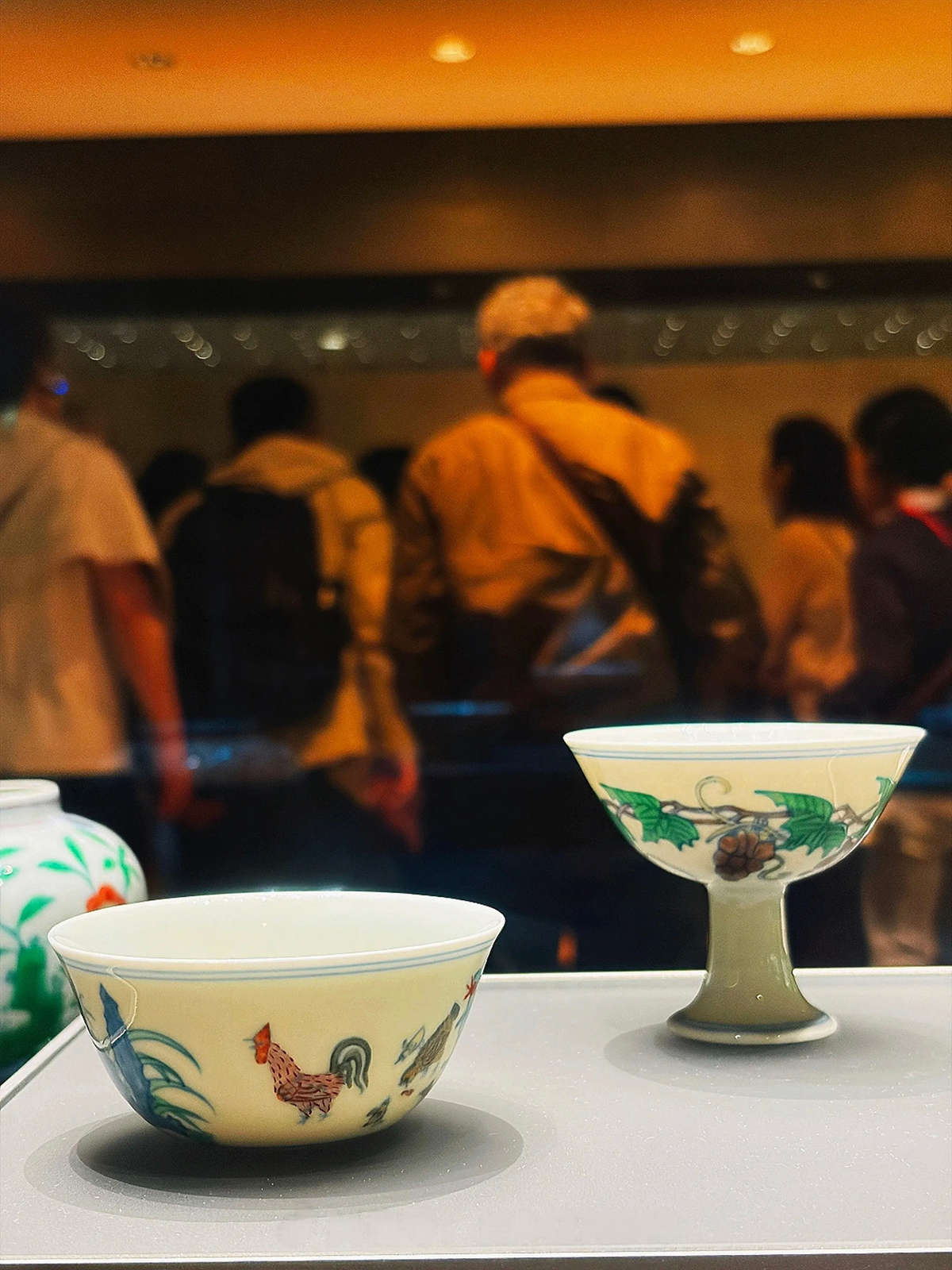 Ming Chenghua Doucai chicken cup from the British Museum Percival David collection, imperial Jingdezhen porcelain with traditional doucai double firing craft, iconic Chinese ceramic heritage artwork