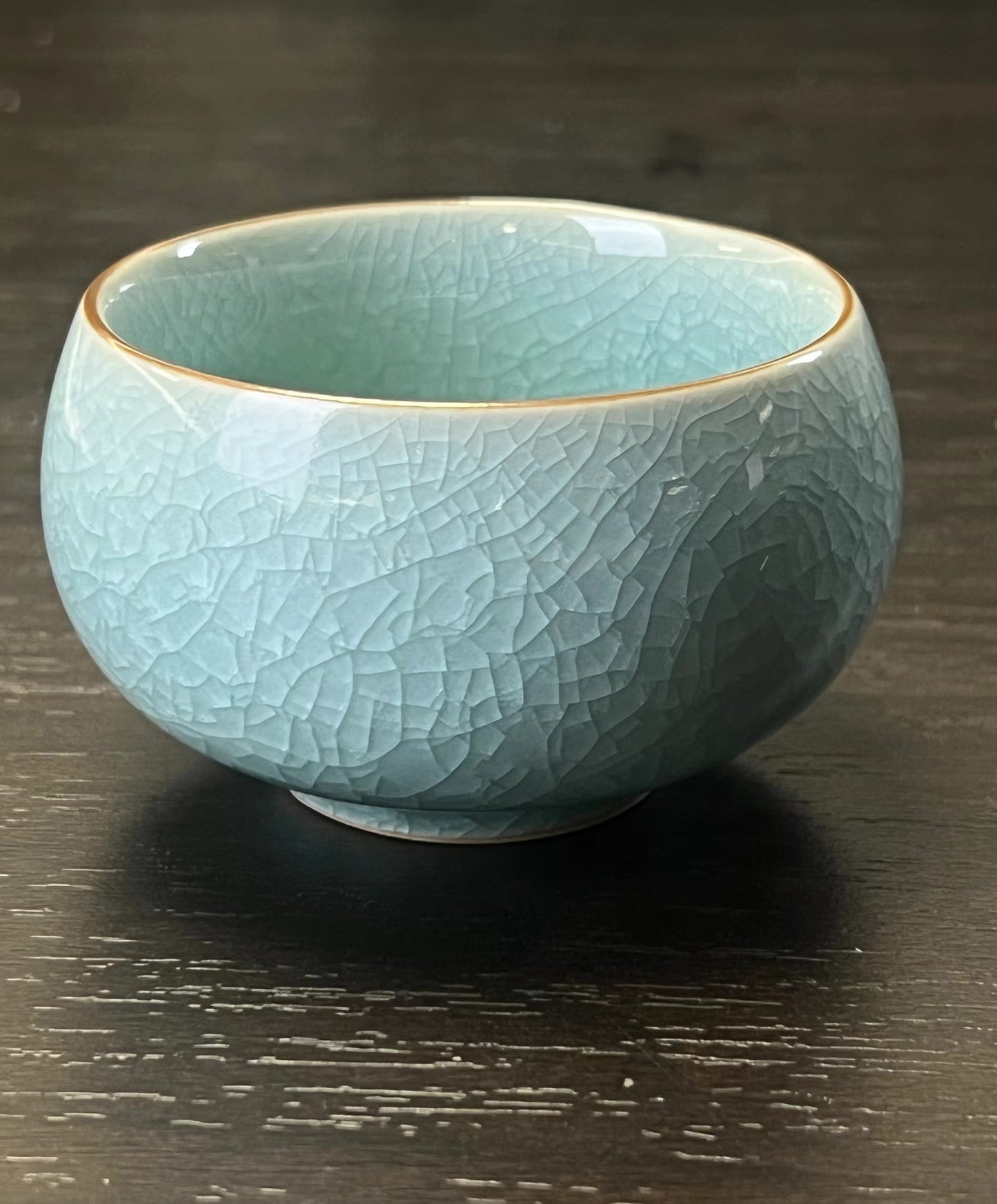 Ru Ware Ice-Cracks Tea Cup Ru Kiln Crackles Arhat Teacup
