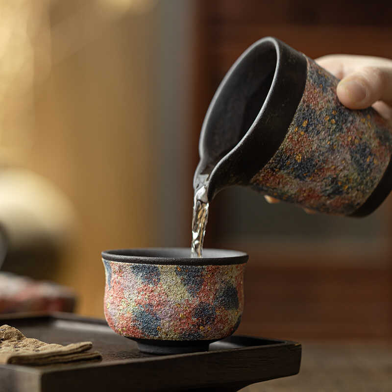 Colorful Old Rock Mine Venus Handmade Teacup