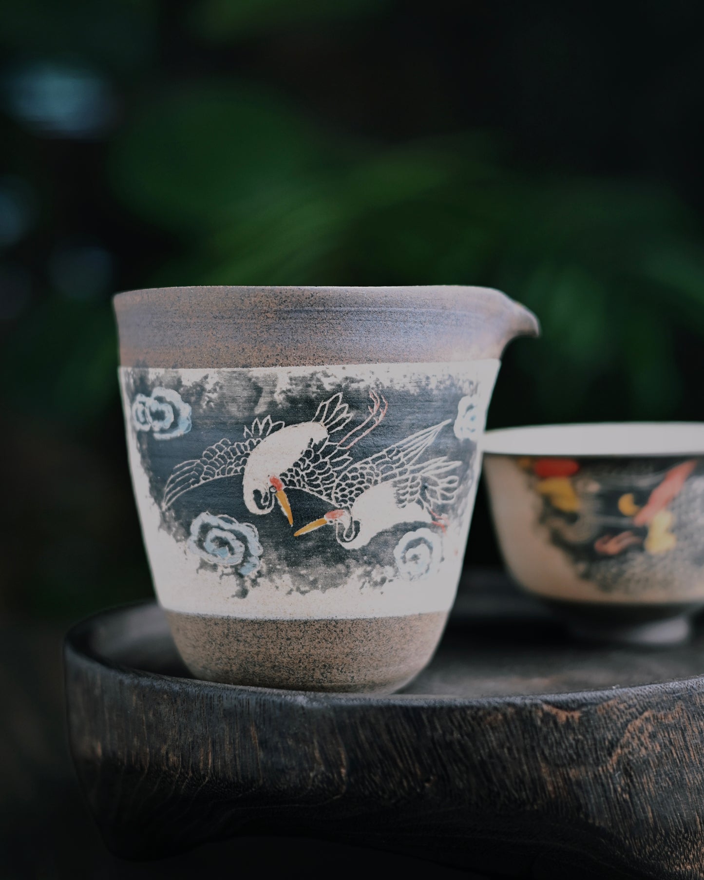 Ceramic tea pitcher for tea session