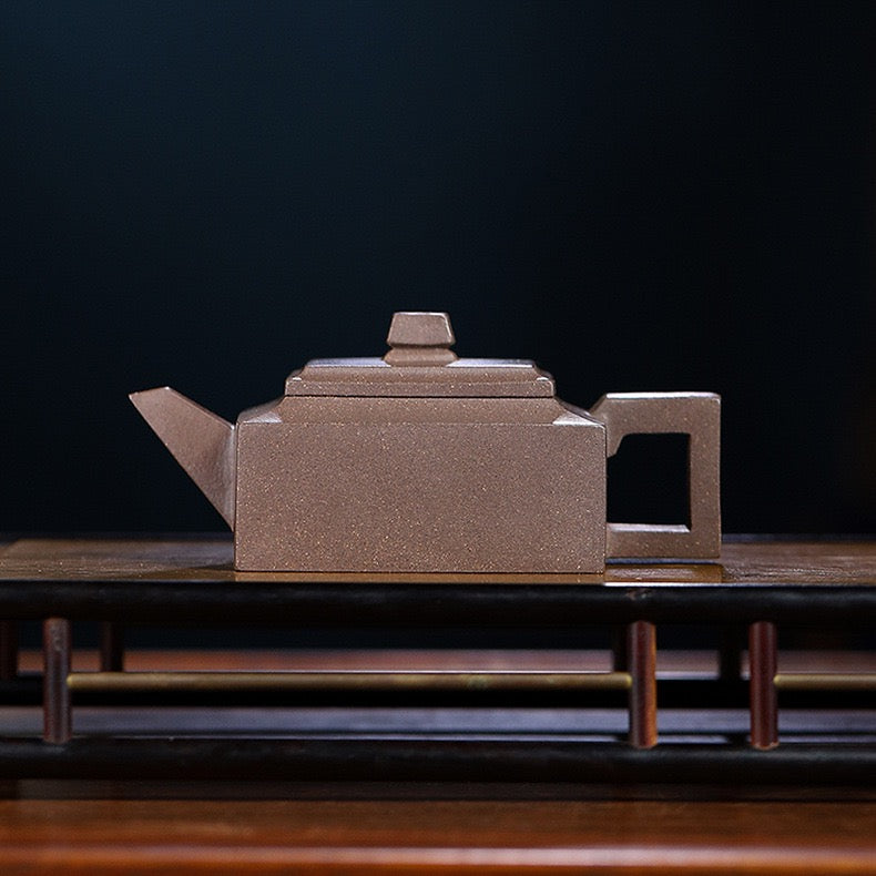 Yixing Zisha Teapot Made from Qinghui Duan Clay, Handmade Gongfu Teapot