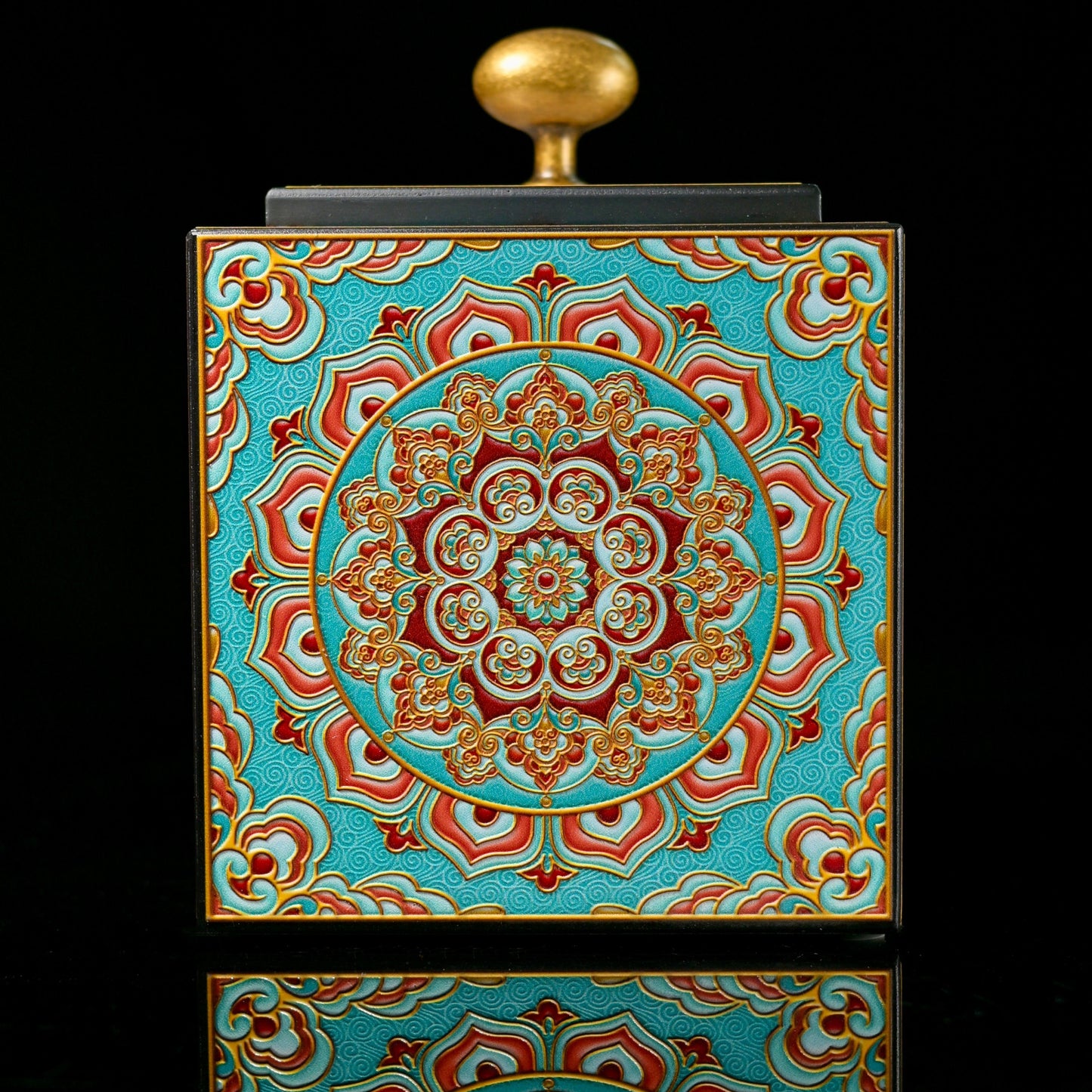 (Limited Promotion 15% Off)Large Capacity Dunhuang Revival Tea Caddy - Ionizing Artisan Edition