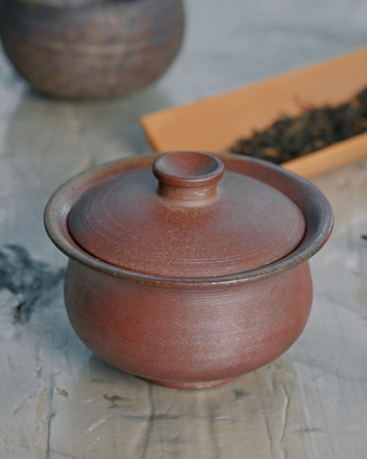 Minimalist ceramic design crafted from fine-grained pottery clay with smooth refined finish