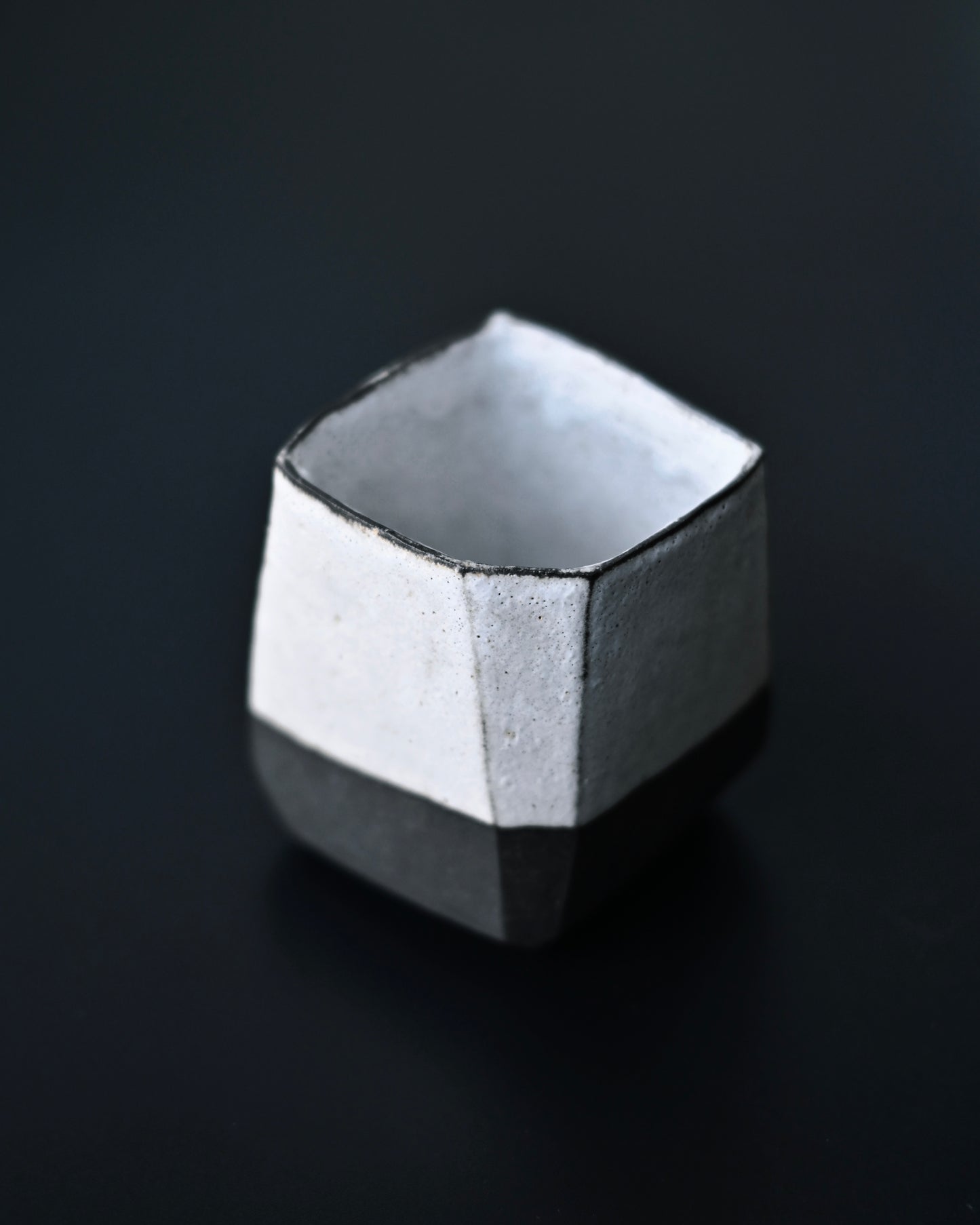 Ergonomic geometric form designed for comfortable handling and visual contemporary appeal