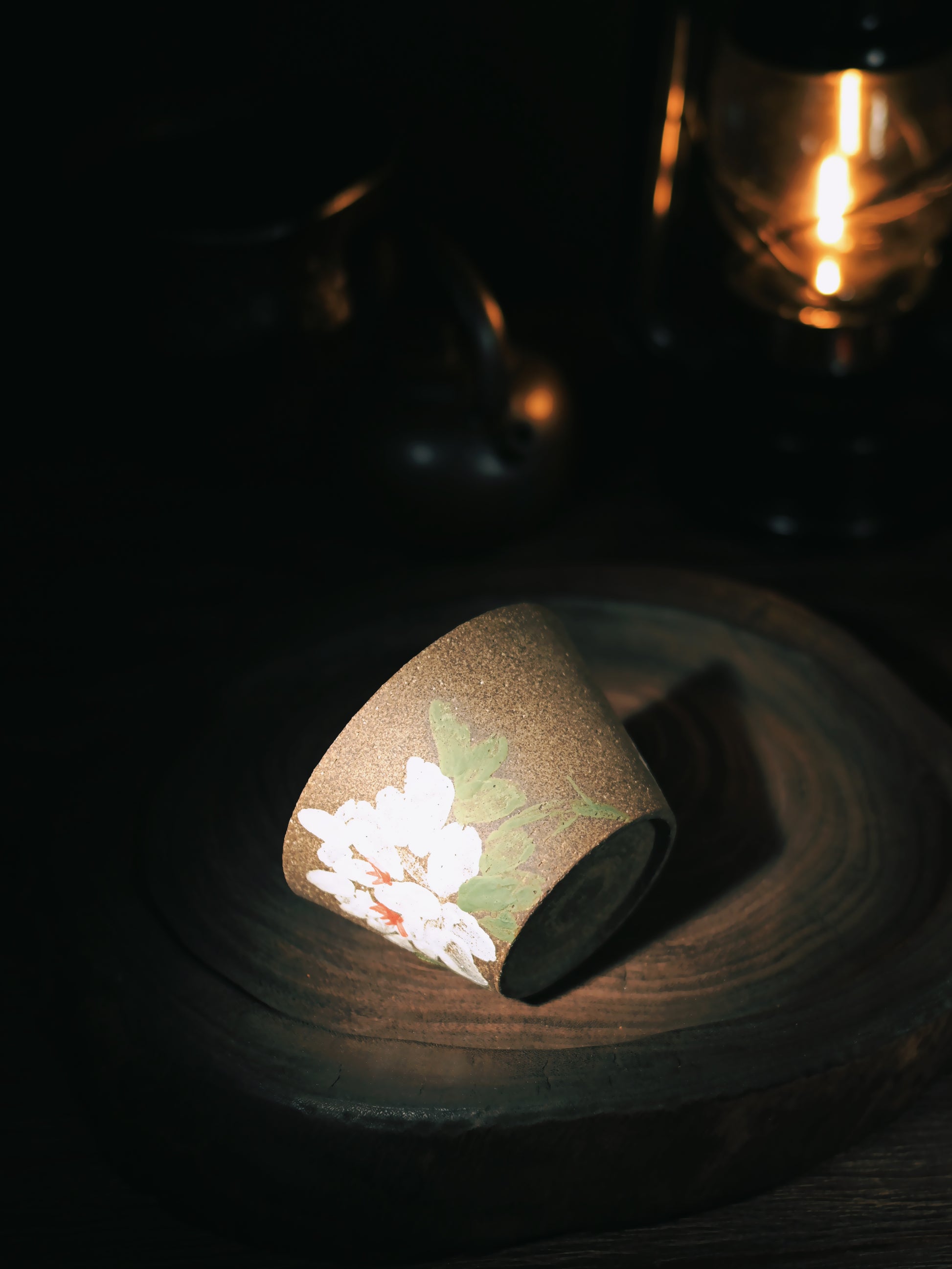 Handcrafted ceramic tumbler