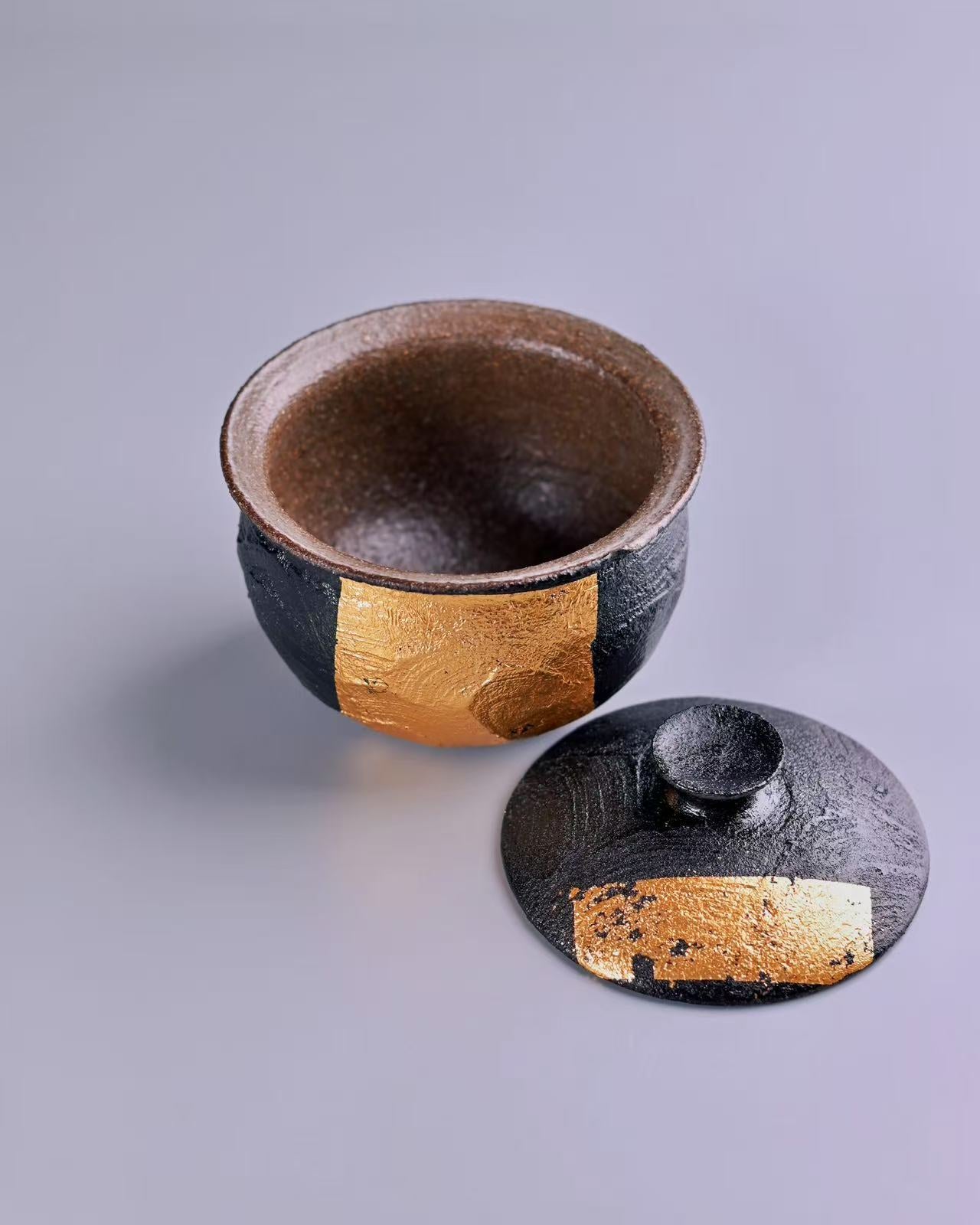 Japanese tea set Wabi-sabi tea bowl