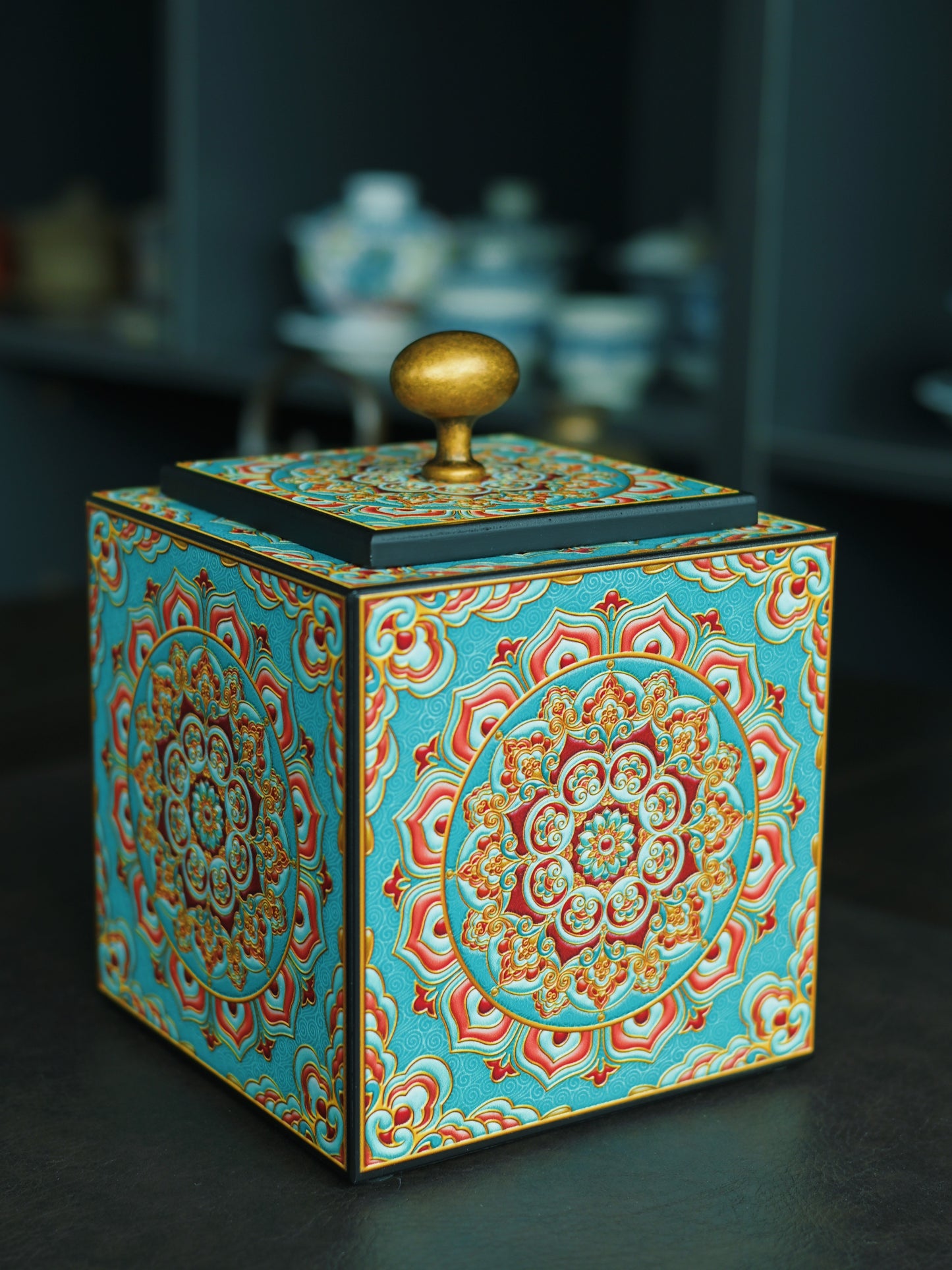 (Limited Promotion 15% Off)Large Capacity Dunhuang Revival Tea Caddy - Ionizing Artisan Edition