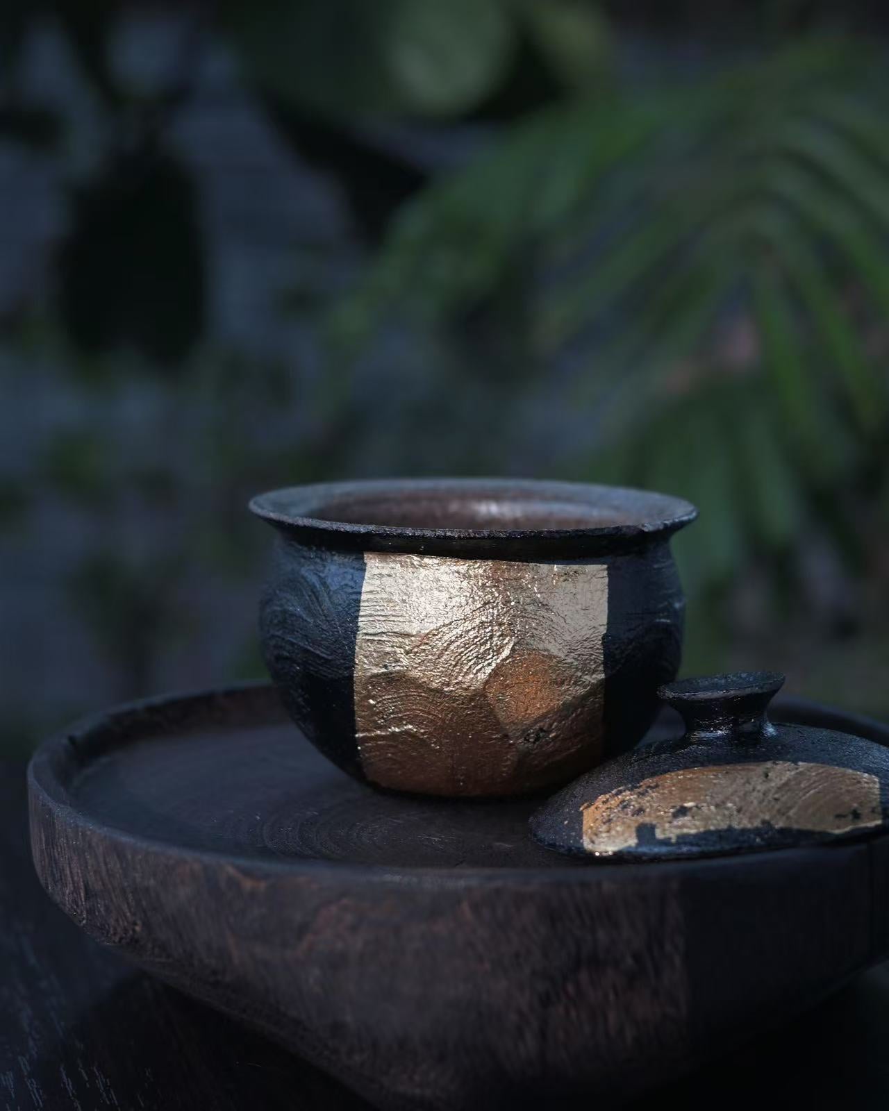 Japanese tea ware Wabi-sabi ceramic ea bowl