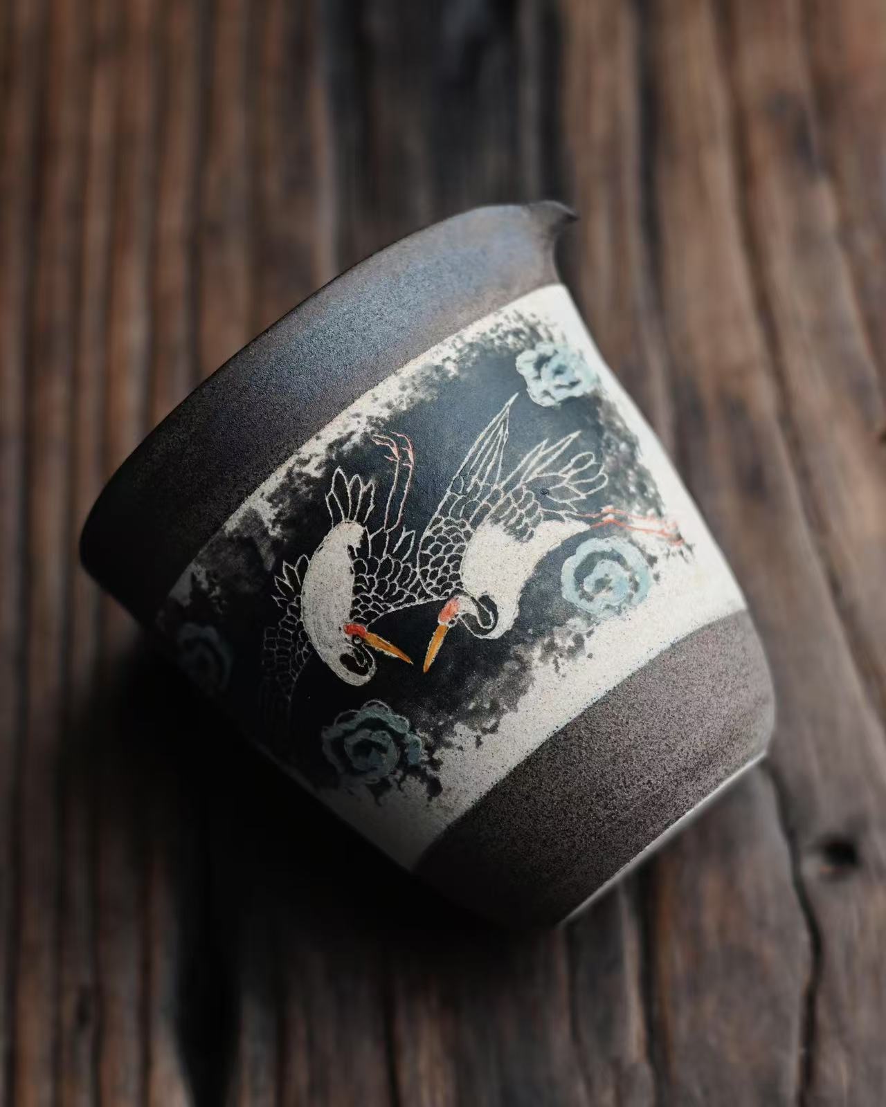Ceramic Gong Dao Bei from Jingdezhen