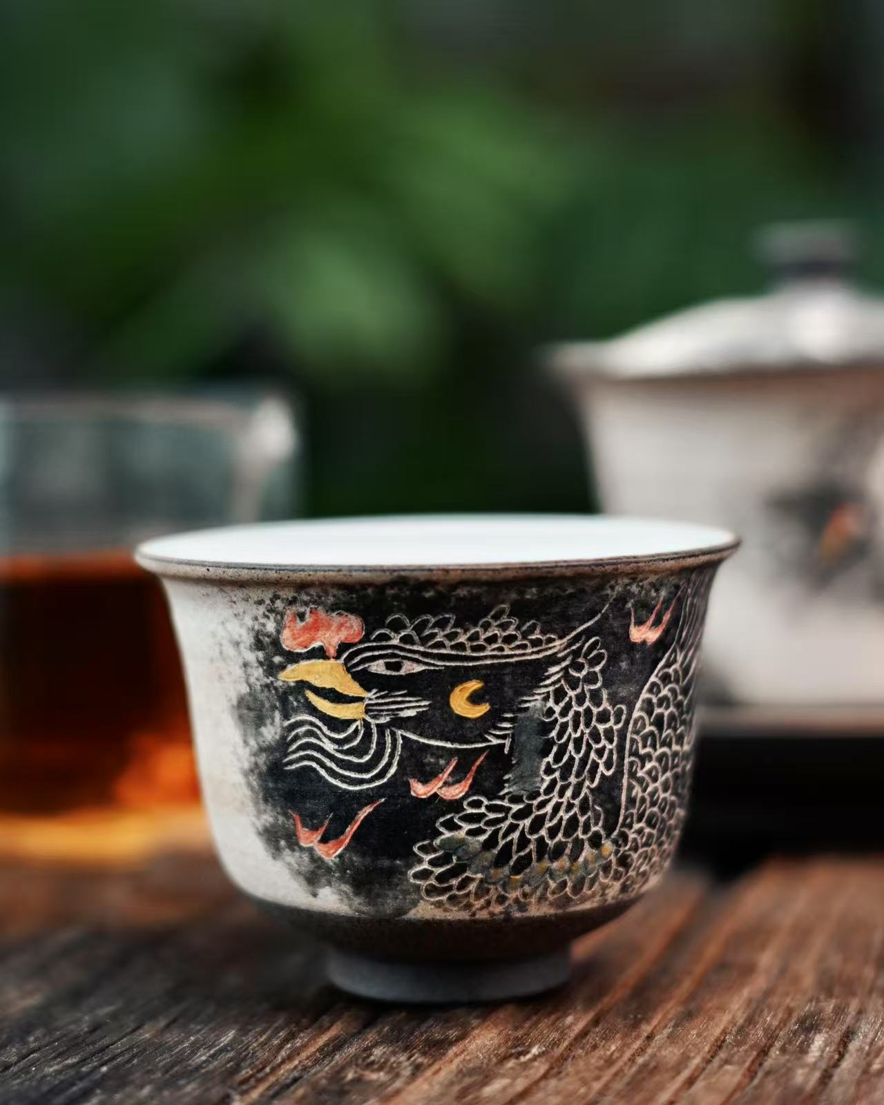 Minimalism ceramic teacup