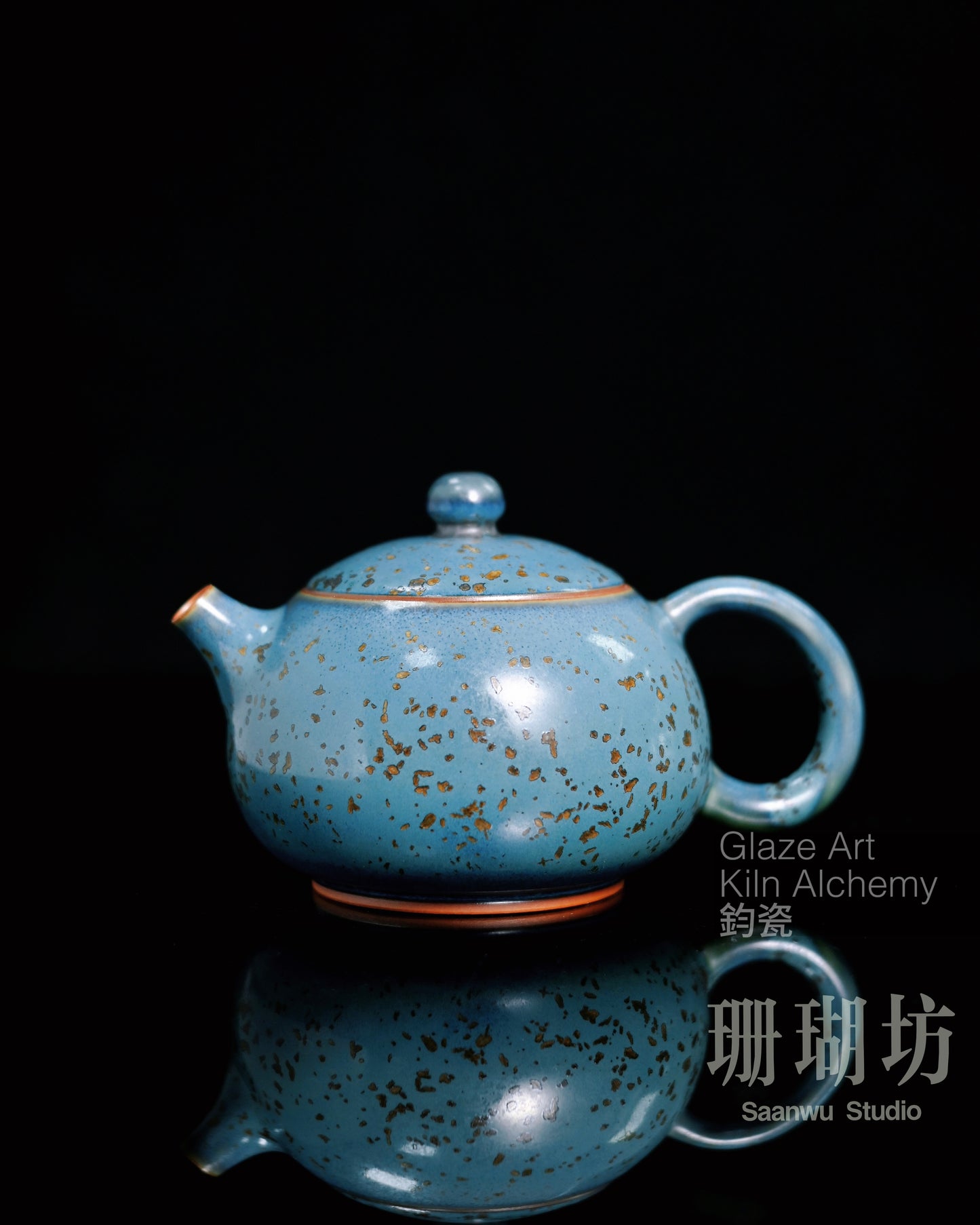 Unglazed incense-ash grey clay interior preserving natural porosity for enhanced tea interaction