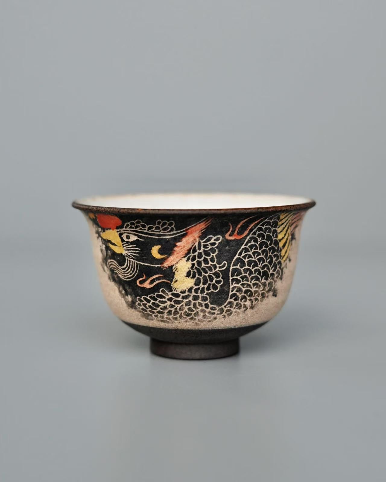 Authentic handmade ceramic teacup from Jingdezhen