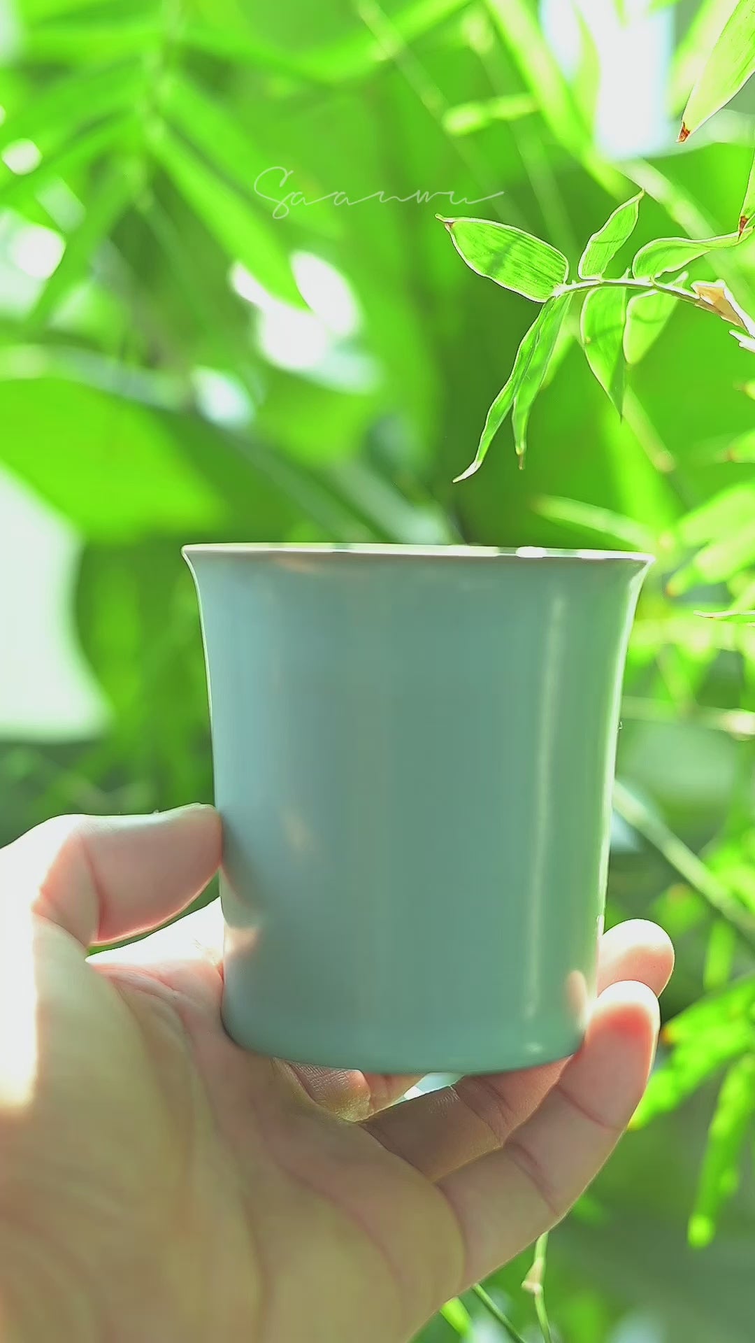 Exquisite Ru Kiln celadon pitcher with translucent glaze
