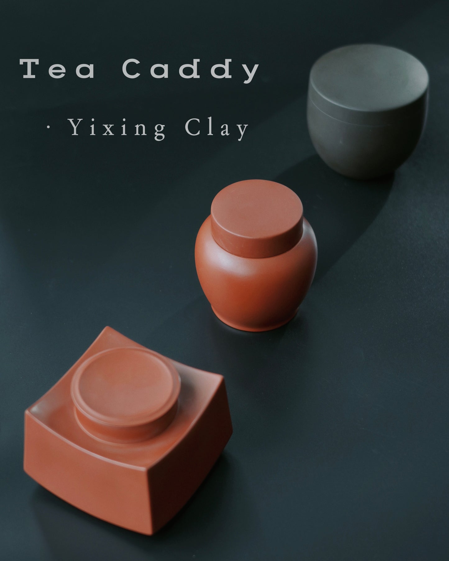 Retro-style purple clay tea jar with 250ml capacity, combining functionality with minimalist aesthetic