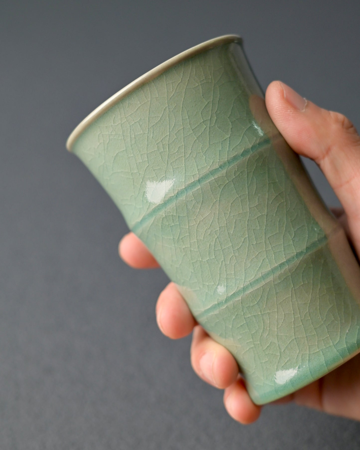 Ceramic tumbler cups