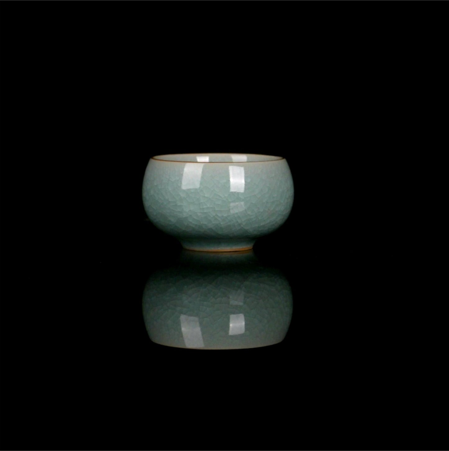 Ru Ware Ice-Cracks Tea Cup Ru Kiln Crackles Arhat Teacup