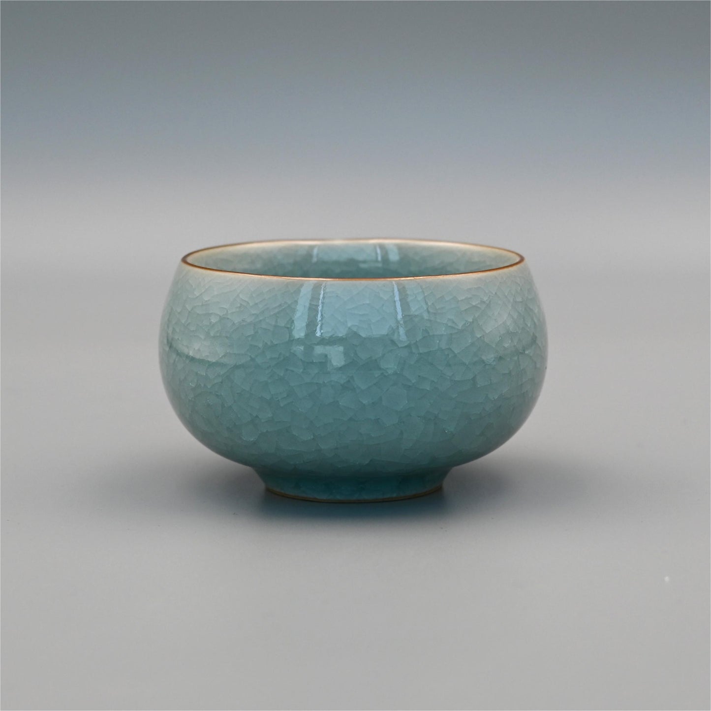 Ru Ware Ice-Cracks Tea Cup Ru Kiln Crackles Arhat Teacup