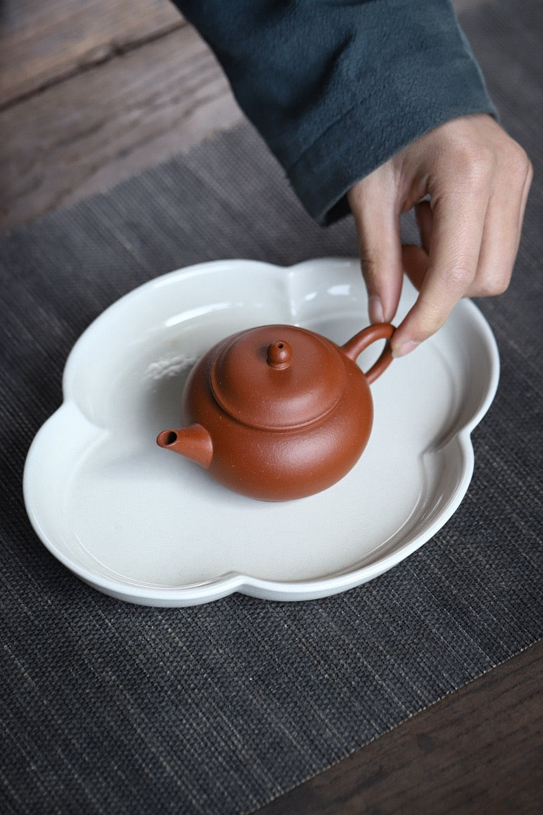 Saanwu Studio Yixing Zisha Jiangpo clay teapot, symbiotic ore with unique coloring properties
