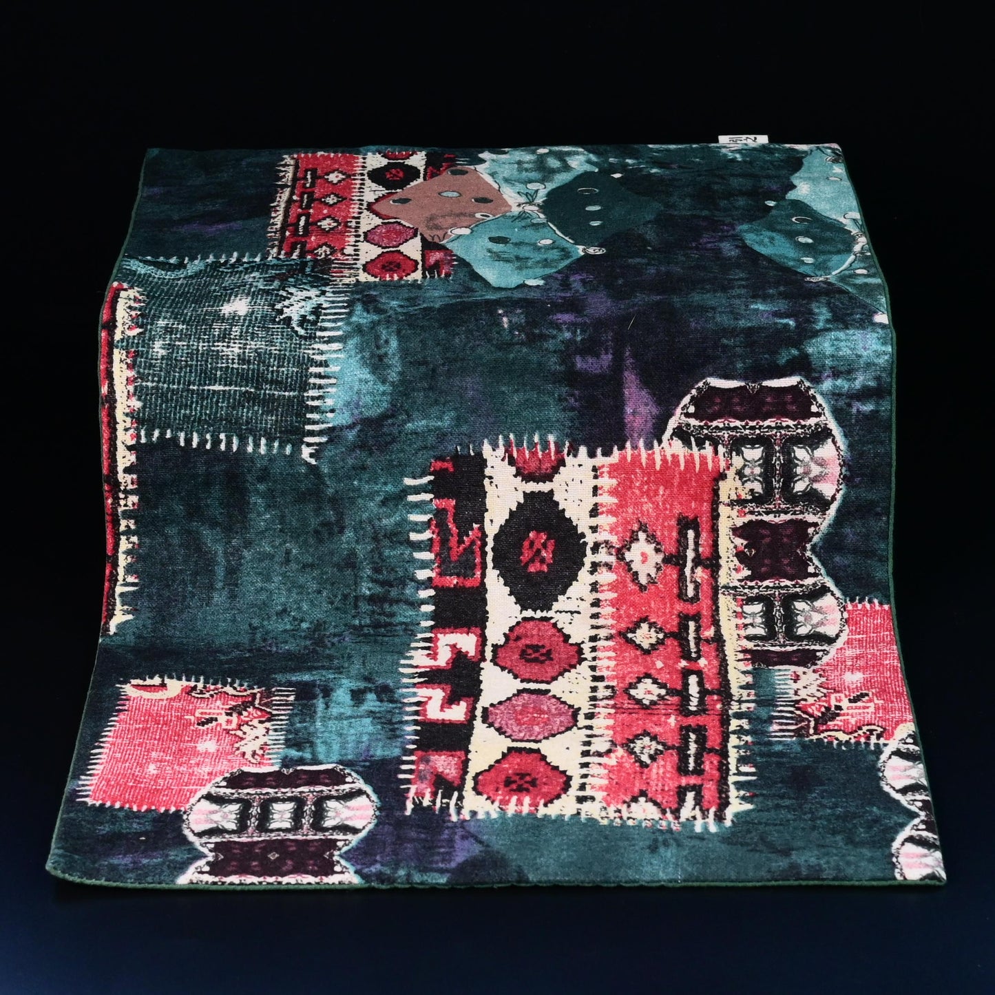 Saanwu Studio cotton and linen tea tablecloth for absorption and tea table decoration