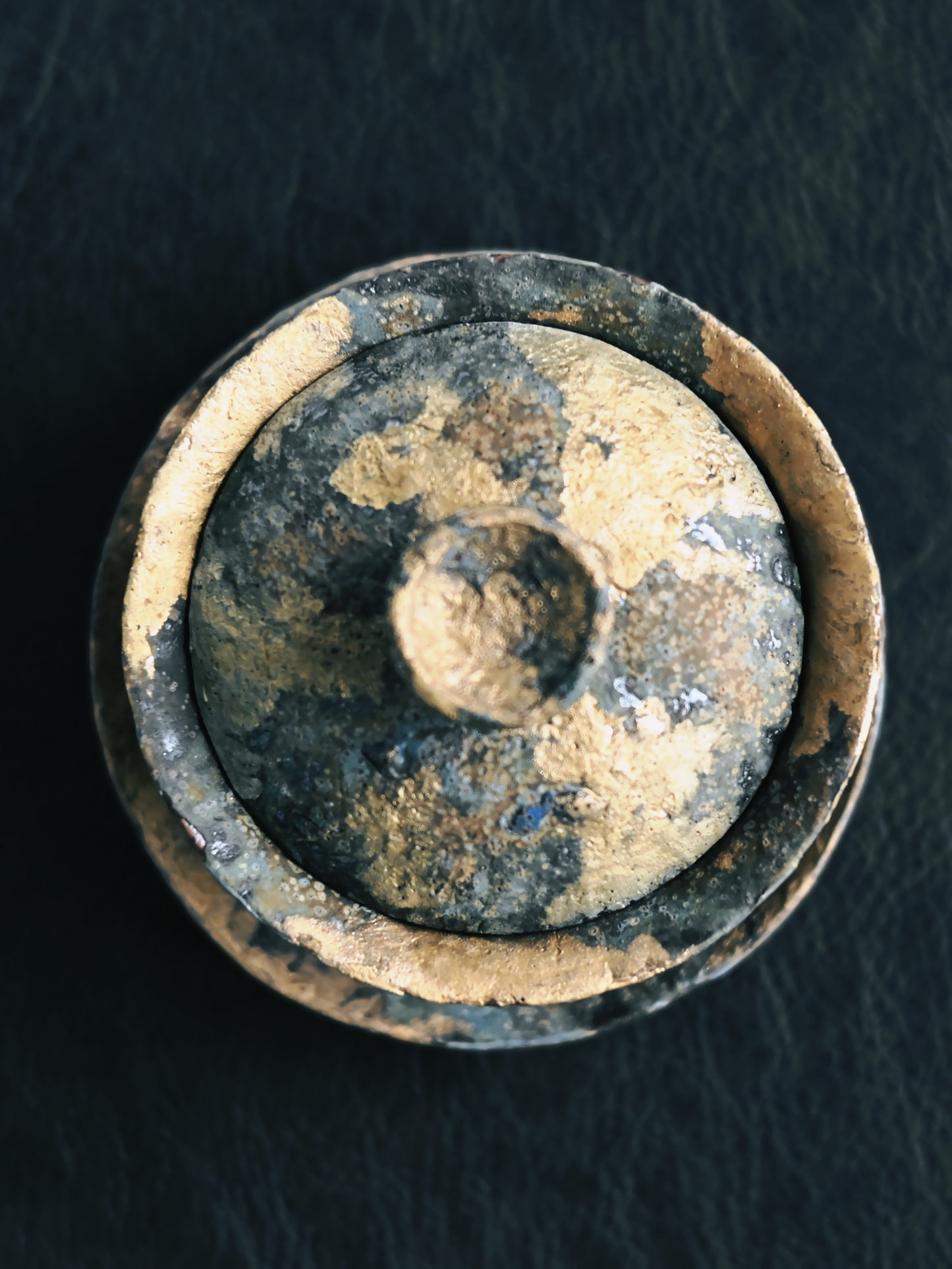 Handcrafted Gold-Traced Gaiwan(Lidded Bowl) – "Relic Revival" Collection