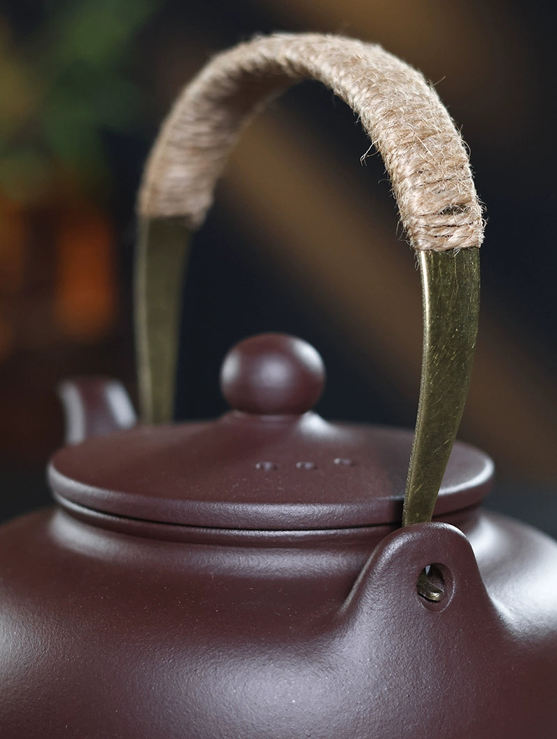 Handmade zisha teapot for family tea sharing, 1050ml
