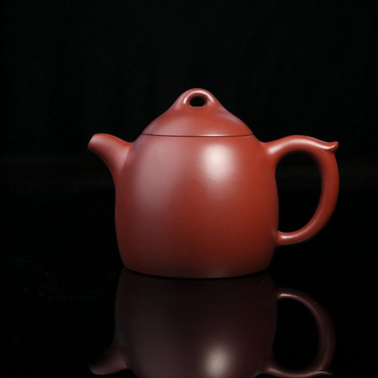 Saanwu Studio handmade Yixing teapot Qinquan shape, Zhuni caly