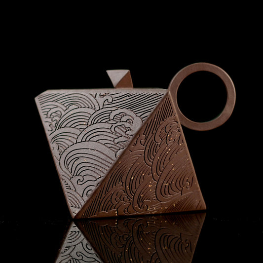Yixing Purple Clay "Octagonal Insight" Zisha Teapot