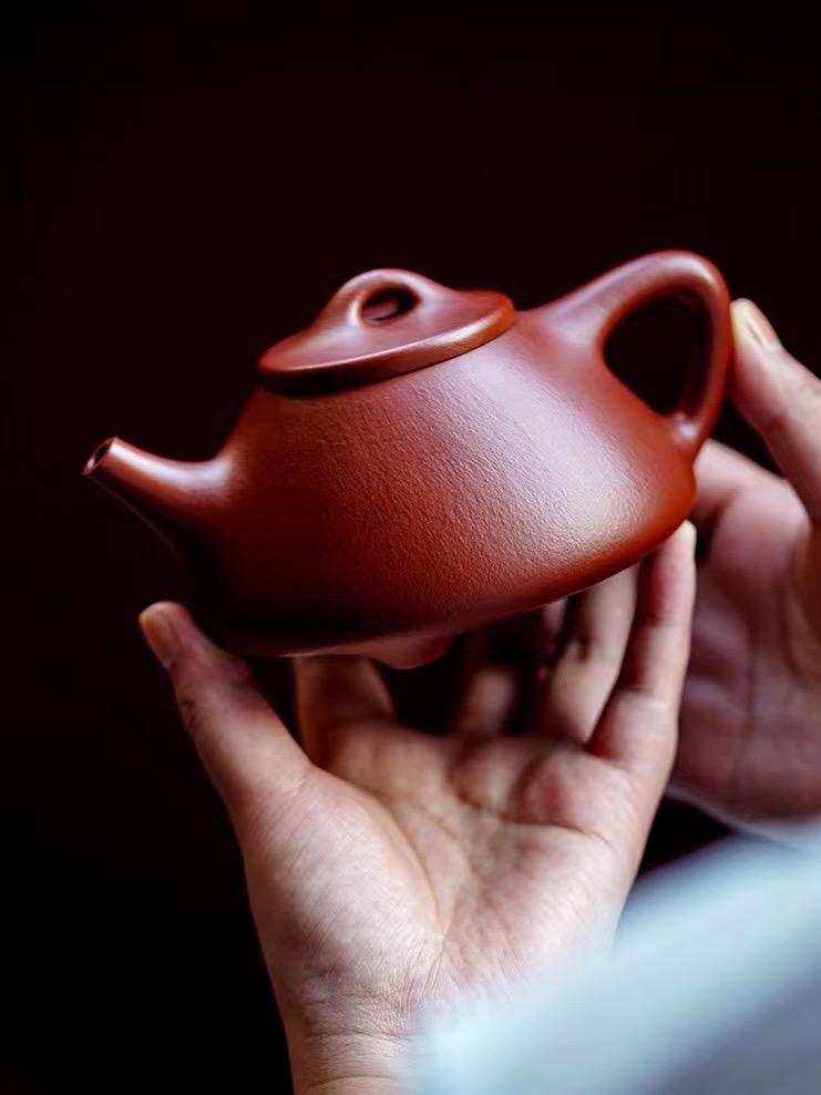 Yixing Purple Clay Teapot Zhuni Duan Half-Handmade Shipiao Style Teapot