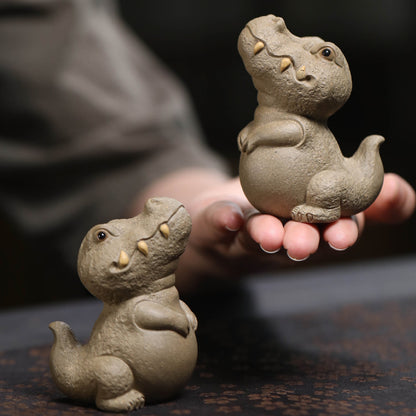 Yixing Zisha （Purple Clay） T-Rex Tea Pet