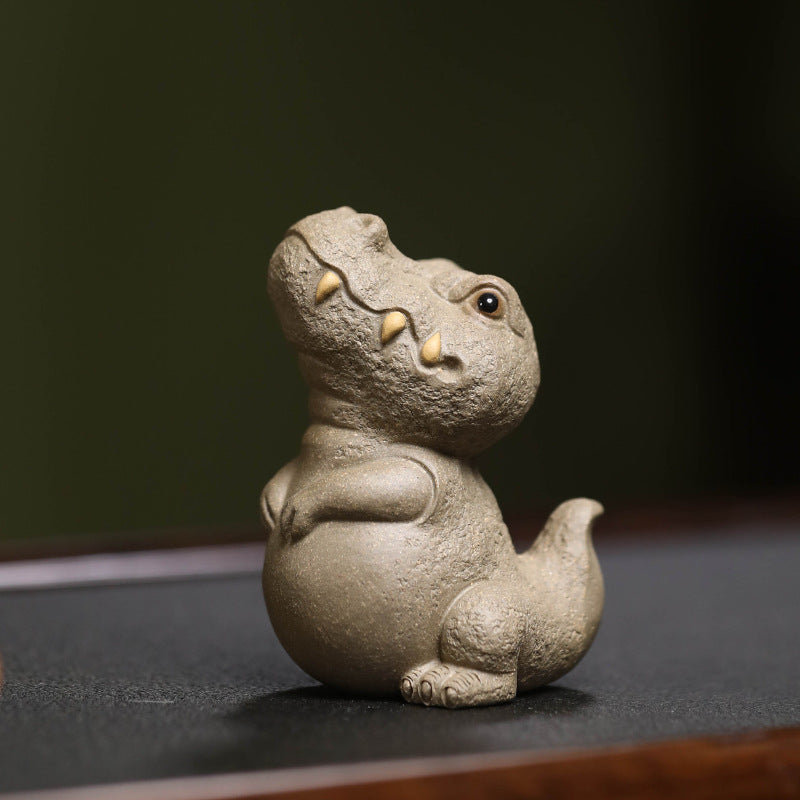 Yixing Zisha （Purple Clay） T-Rex Tea Pet