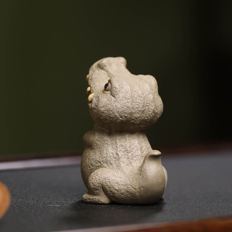 Yixing Zisha （Purple Clay） T-Rex Tea Pet