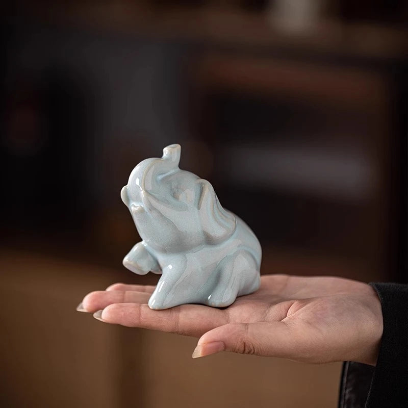 Vase Prune en Céladon Ru