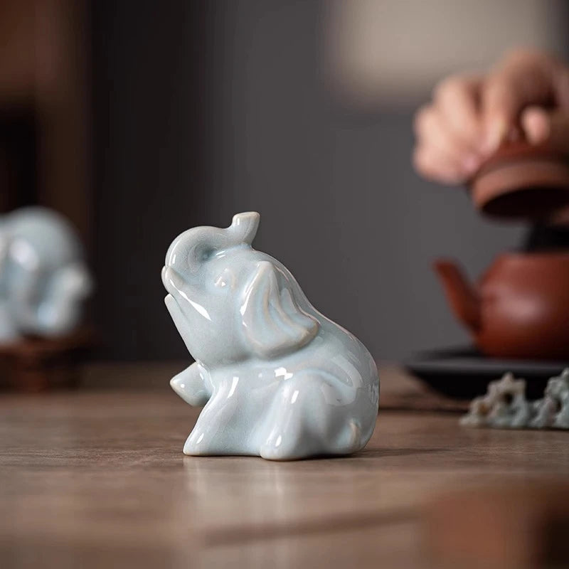 Vase Prune en Céladon Ru