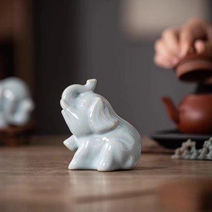 Vase Prune en Céladon Ru