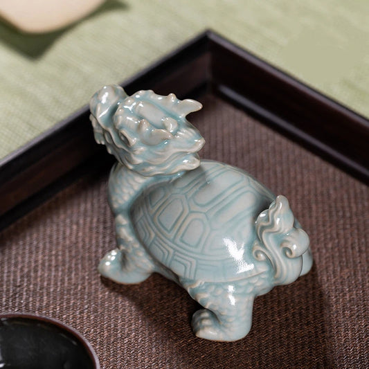 Longquan Celadon Dragon-Turtle Tea Pet
