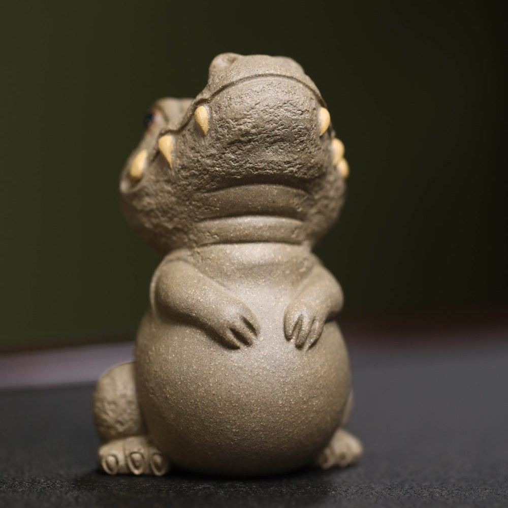 Yixing Zisha （Purple Clay） T-Rex Tea Pet